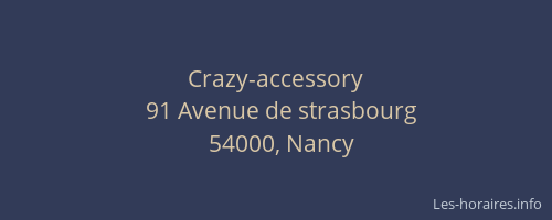 Crazy-accessory