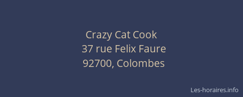 Crazy Cat Cook