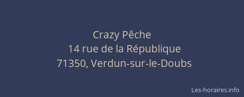Crazy P&ecirc;che