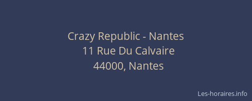 Crazy Republic - Nantes