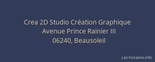 Crea 2D Studio Création Graphique