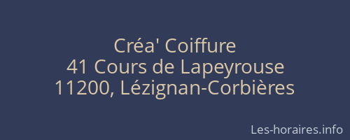 Créa' Coiffure