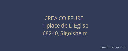 CREA COIFFURE