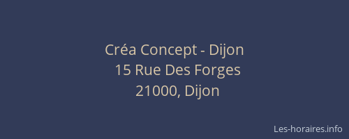 Créa Concept - Dijon