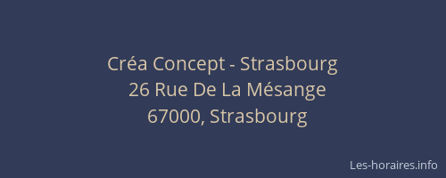 Créa Concept - Strasbourg