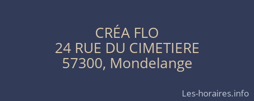 CRÉA FLO