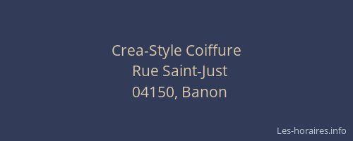 Crea-Style Coiffure