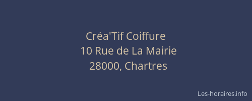 Créa'Tif Coiffure