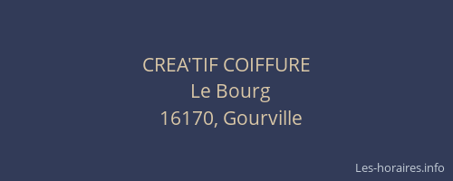 CREA'TIF COIFFURE