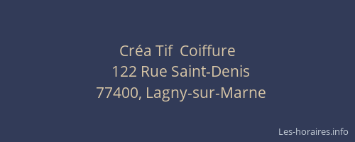 Créa Tif  Coiffure