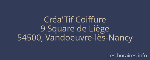 Créa'Tif Coiffure
