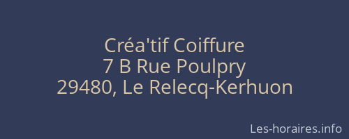 Créa'tif Coiffure