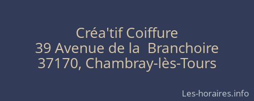 Créa'tif Coiffure