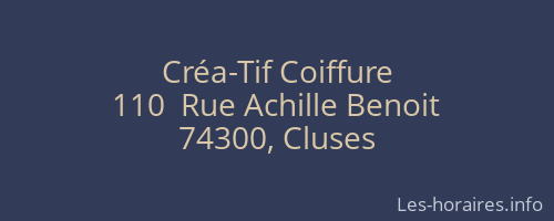 Créa-Tif Coiffure