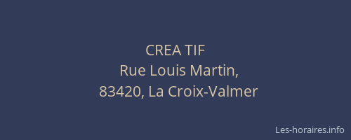 CREA TIF