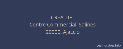 CREA TIF