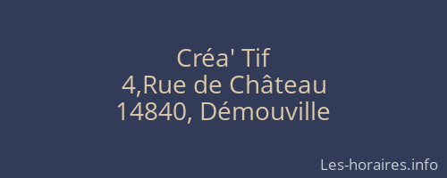 Créa' Tif