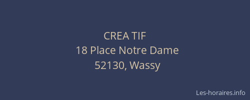 CREA TIF