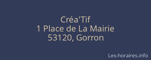Créa'Tif