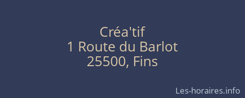 Créa'tif