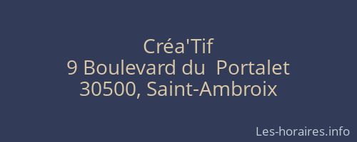 Créa'Tif