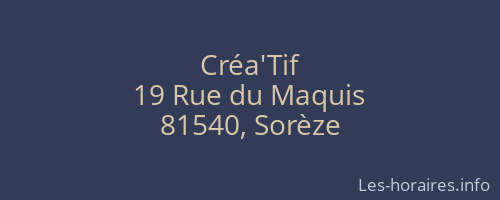 Créa'Tif