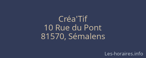 Créa'Tif