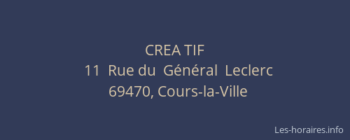 CREA TIF