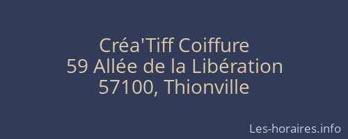 Créa'Tiff Coiffure
