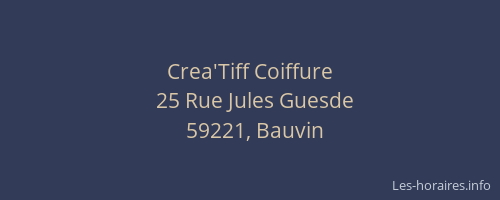 Crea'Tiff Coiffure