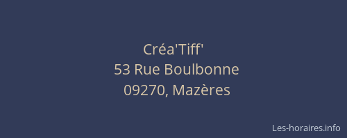 Créa'Tiff'