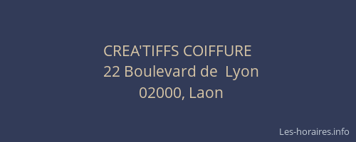 CREA'TIFFS COIFFURE
