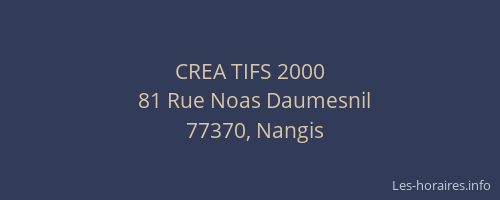 CREA TIFS 2000