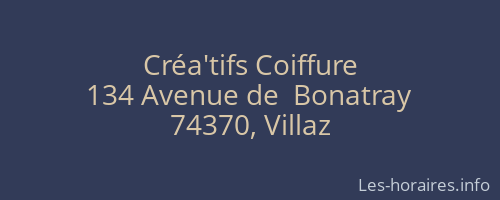 Créa'tifs Coiffure