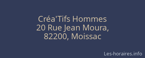 Créa'Tifs Hommes