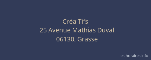 Créa Tifs