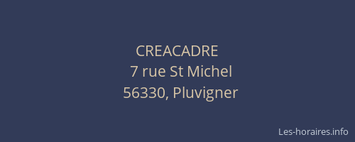 CREACADRE