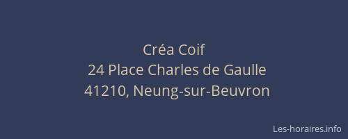 Cr&eacute;a Coif