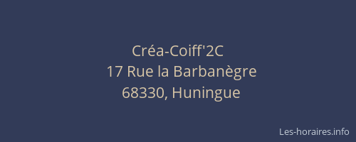 Cr&eacute;a-Coiff'2C