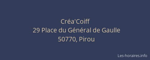 Cr&eacute;a'Coiff