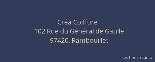 Cr&eacute;a Coiffure