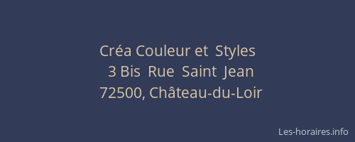 Cr&eacute;a Couleur et  Styles