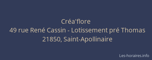 Cr&eacute;a'flore
