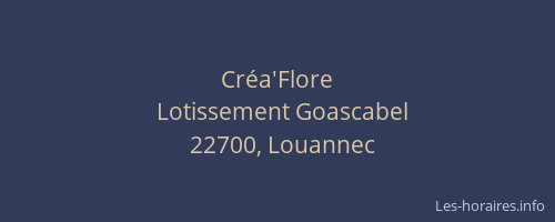 Cr&eacute;a'Flore