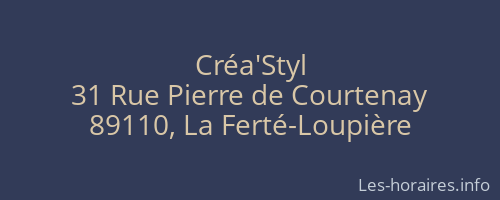Cr&eacute;a'Styl