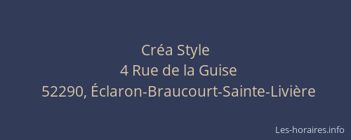 Cr&eacute;a Style