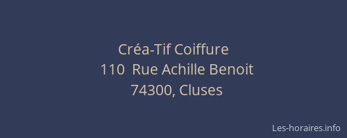 Créa-Tif Coiffure