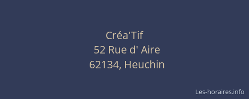 Cr&eacute;a'Tif