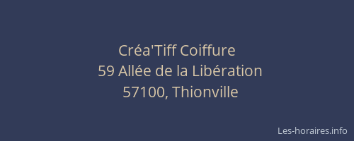Cr&eacute;a'Tiff Coiffure