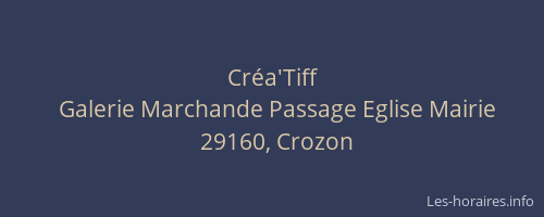 Cr&eacute;a'Tiff